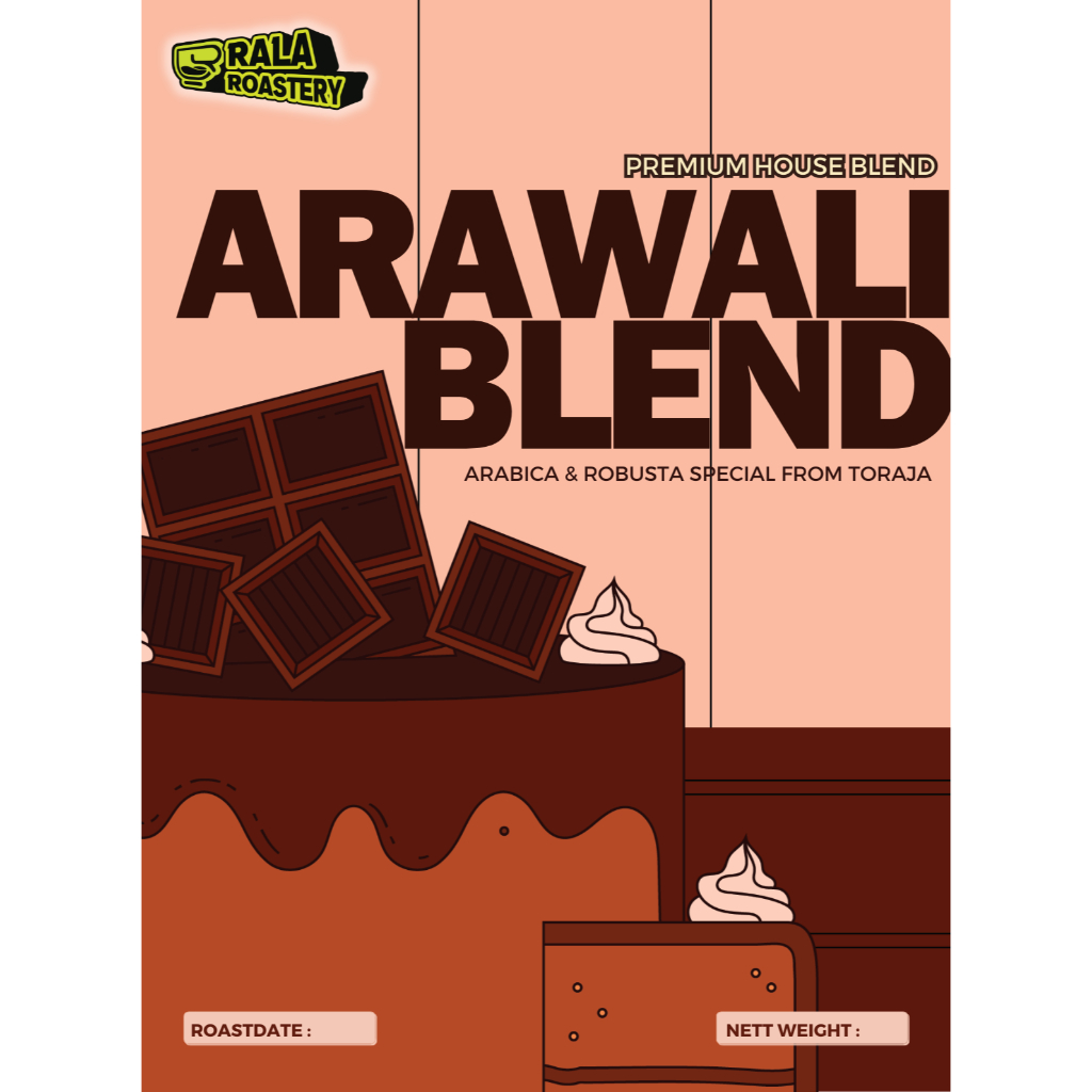 

PROMO House Blend Espresso Arawali Blend Arabika Robusta Toraja gr