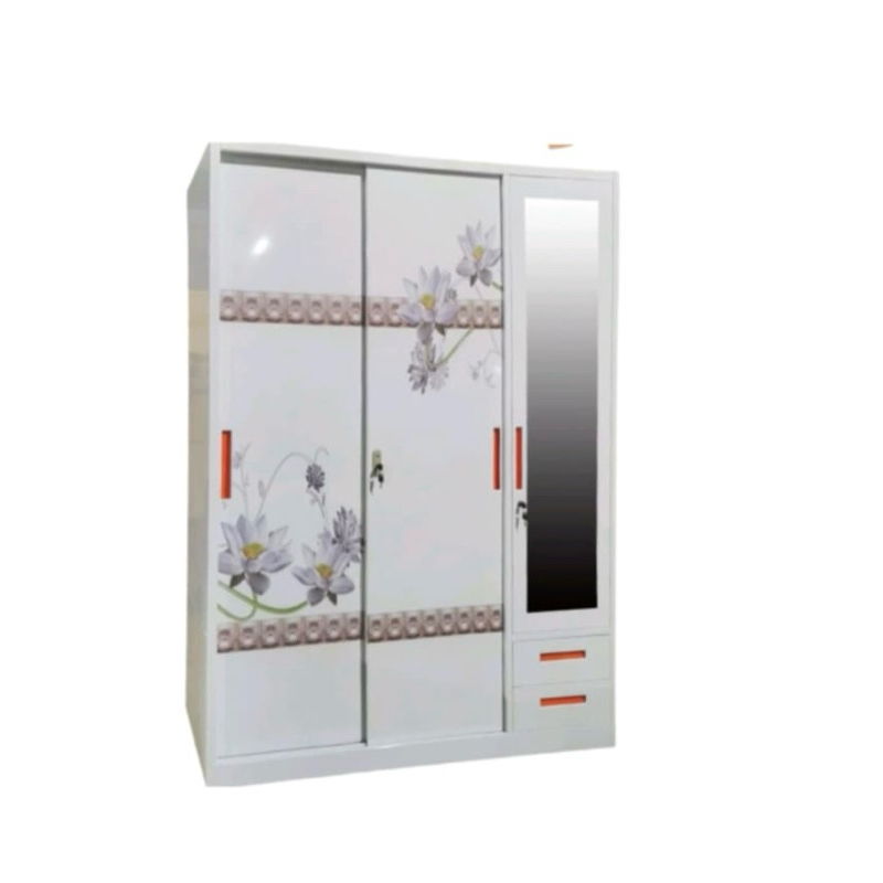 lemari pakaian sleding besi