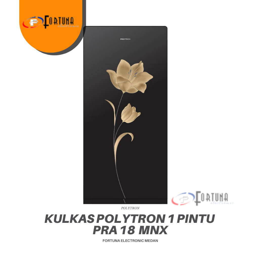 KULKAS 1 PINTU POLYTRON PRA 18 MNX / PRA18MNX MEDAN