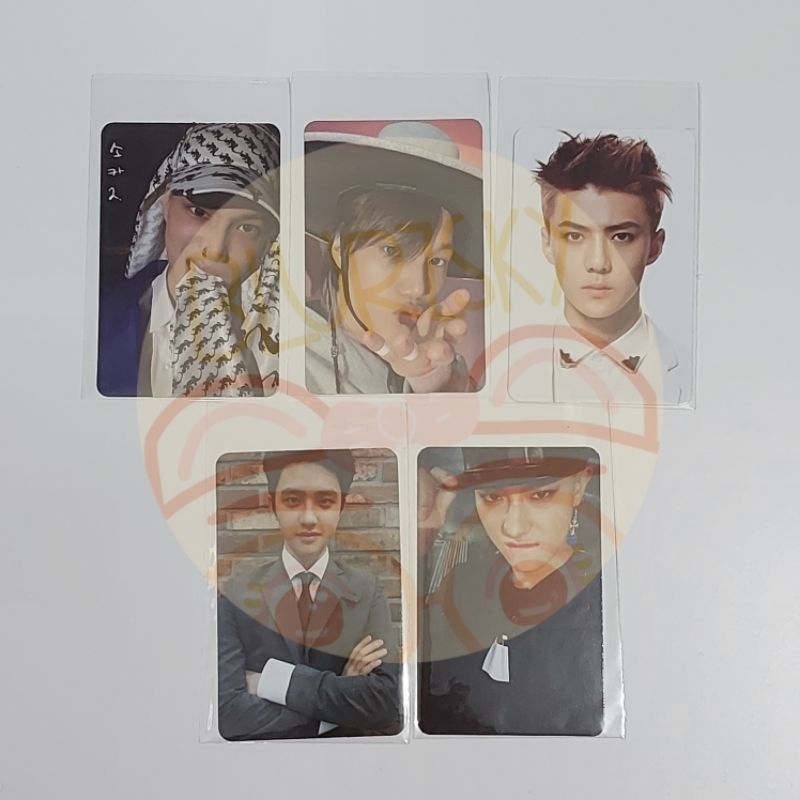 Official Photocard PC EXO (Kai, D.O, Sehun, Tao) [Peaches, Growl, Overdose, EXODUS]