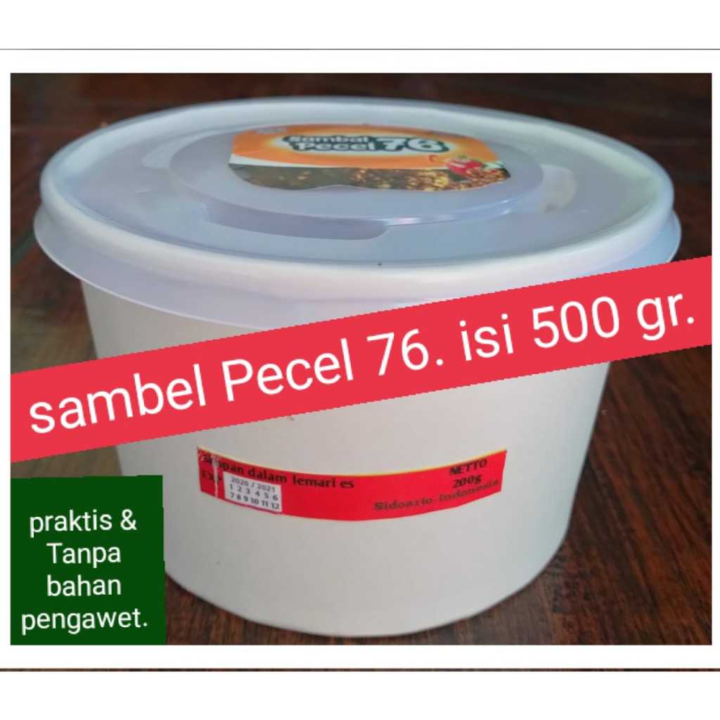 

SAMBAL PECEL BLITAR 500 GR