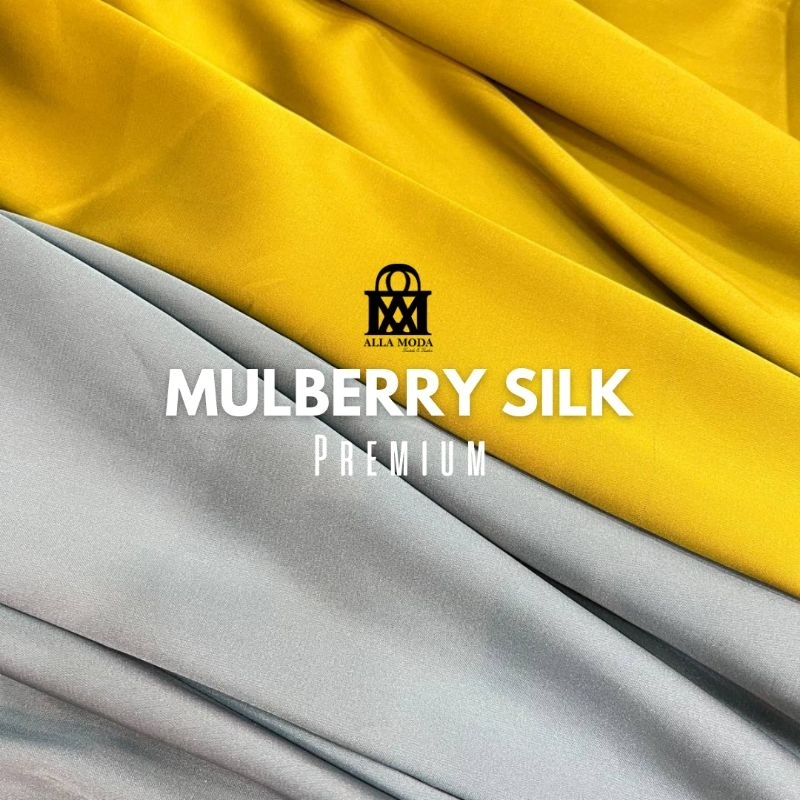 Kain Silk Armani Meteran/Mulberry Silk Eceran per 0,5m/Silky Premium Bridesmaid