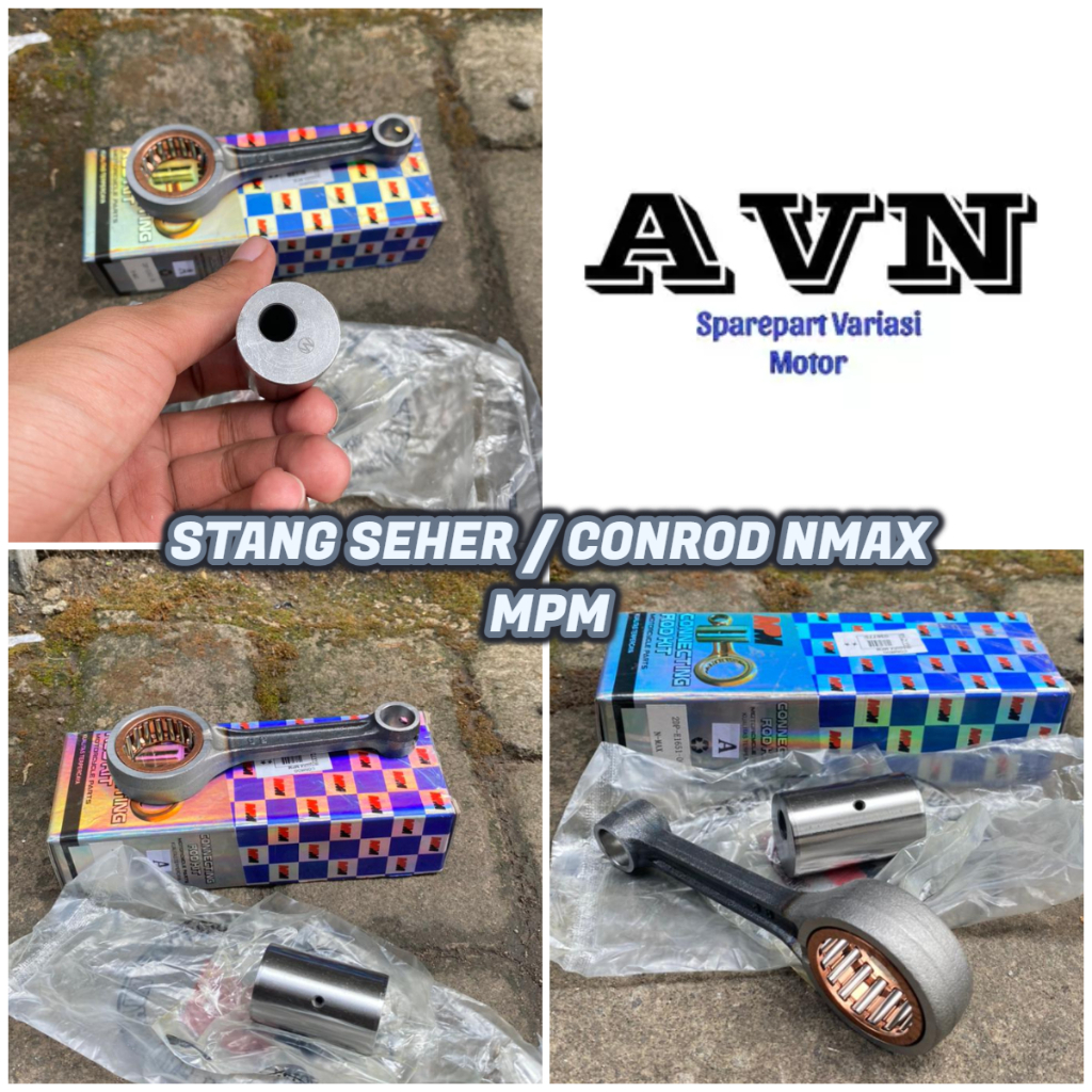 STANG PISTON / STANG SEHER  NMAX MPM || CONROD STANG SEHER NMAX MERK MPM