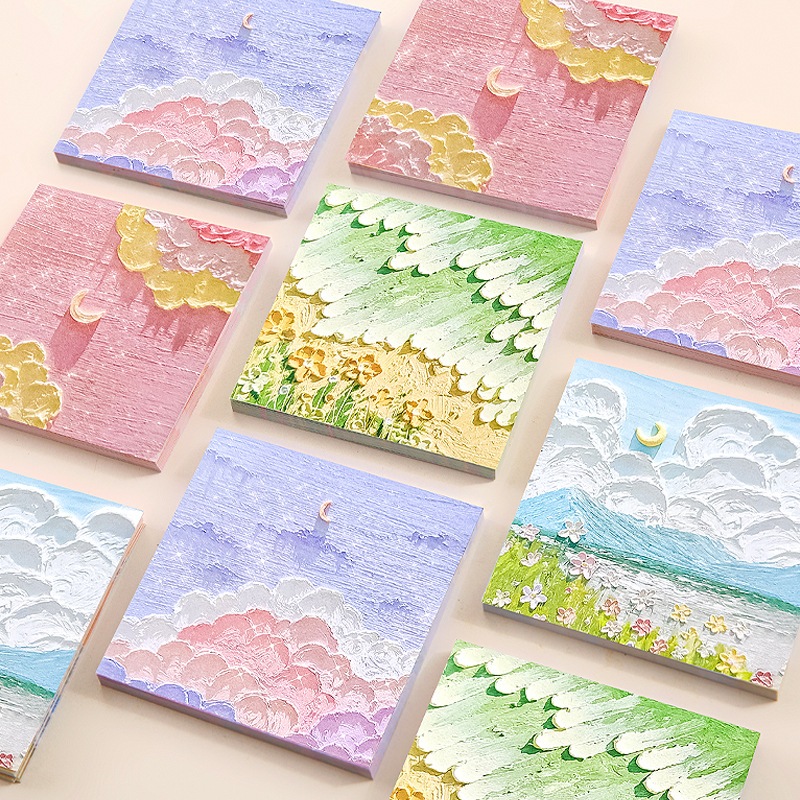 

11 Memo Tempel Aesthetic Sticky Notes Motif Alam Indah / Note Beauty nature / Memo Tempel Notes Pemandangan / Memopad lucu