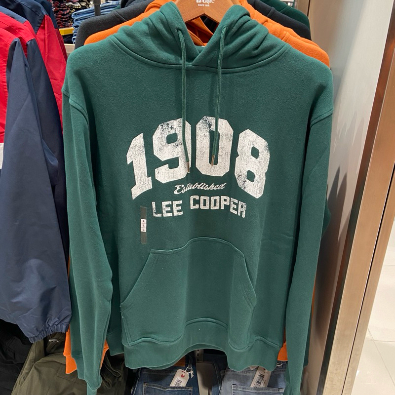 Hoodie pria Lee Cooper original bahan sangat tebal dan dingin