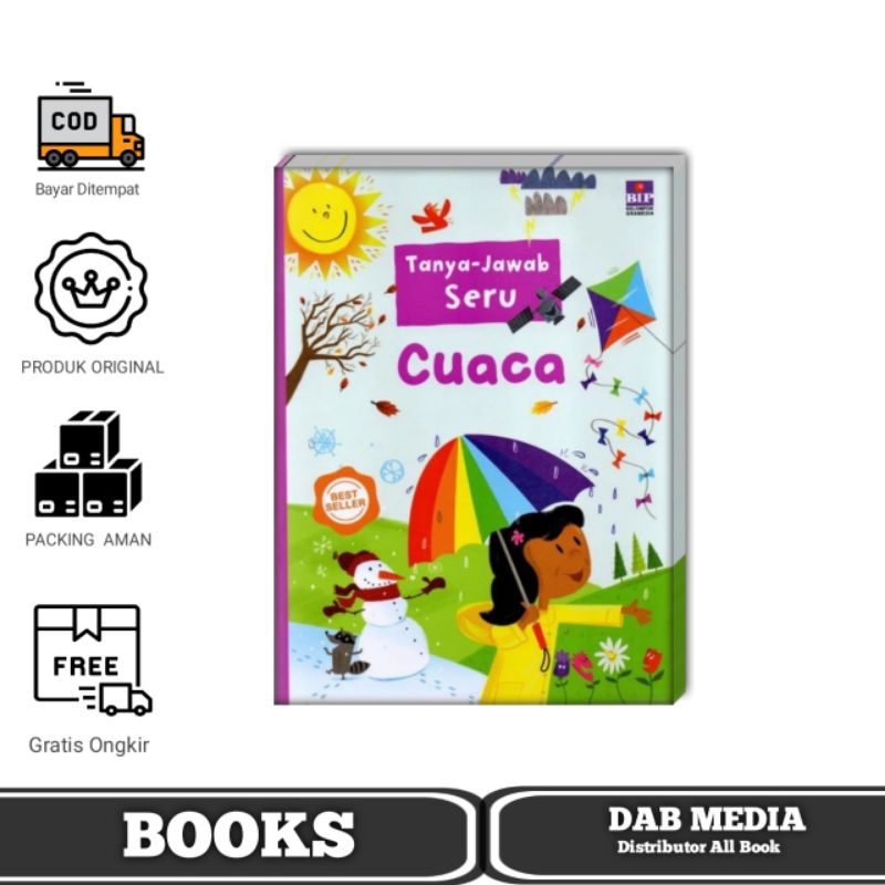 Tanya Jawab Seru Tentang Cuaca miless Kelly Buku Anak Buku aktivitas anak