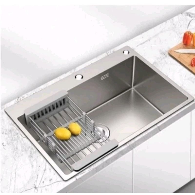 Kitchen Sink Stainless 5040 /Bak Cuci Piring Kotak Minimalis