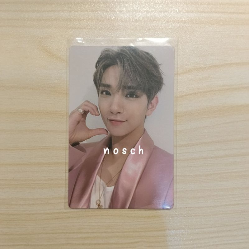 official pc joshua an ode truth ver heartcheek / seventeen photocard