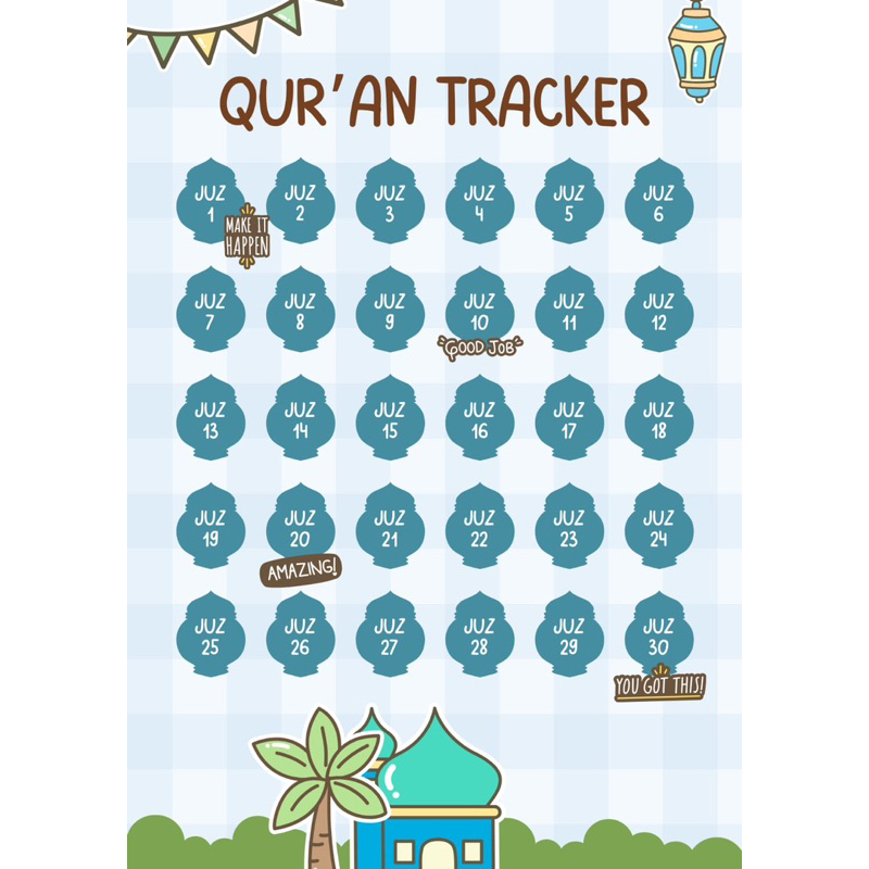 

Ramadan Planner | Satu set jadwal | jadwal Ramadan | alat tulis |