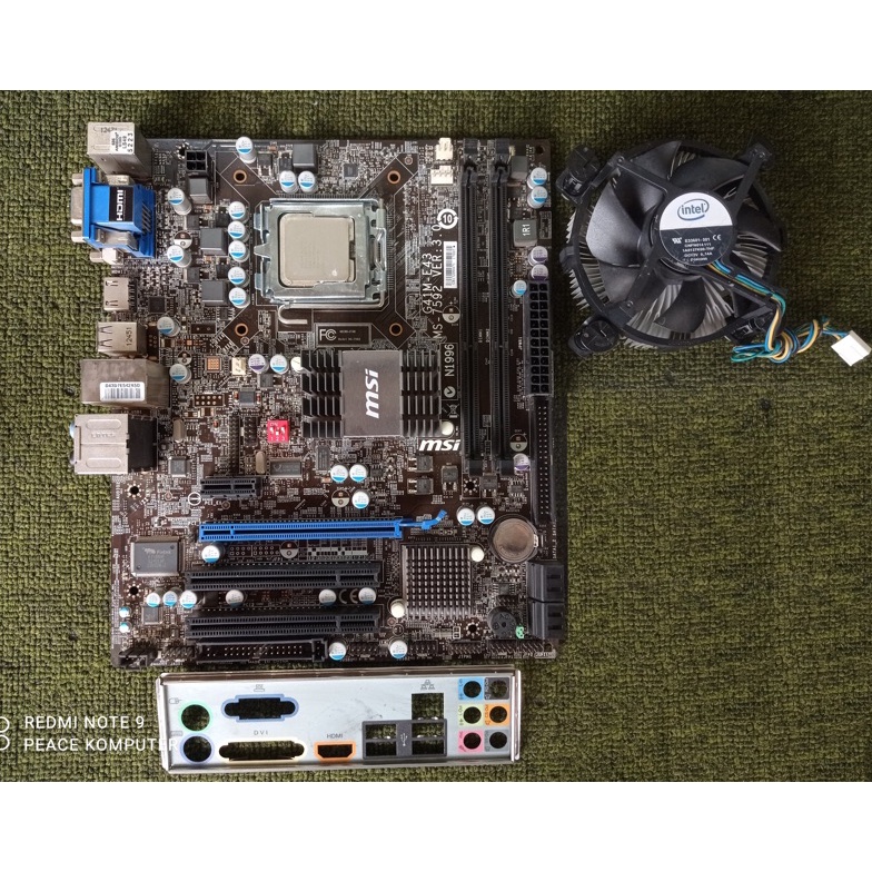 KODE G26E Mobo G41 DDR3  Core2Duo E75 Paketan LGA 775