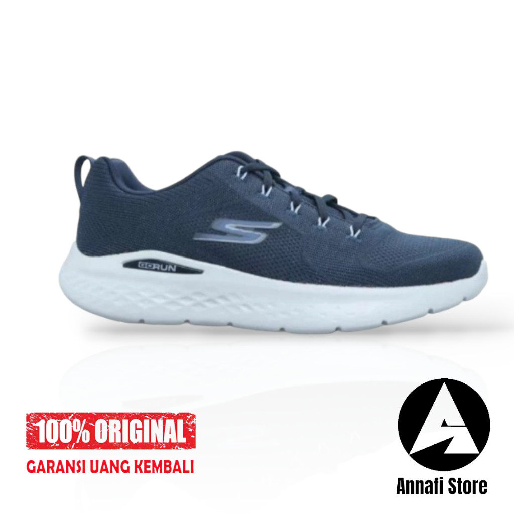 SEPATU RUNNING WANITA SKECHERS GO RUN LITE - PURE 129429/VNBL - NAVY BLUE