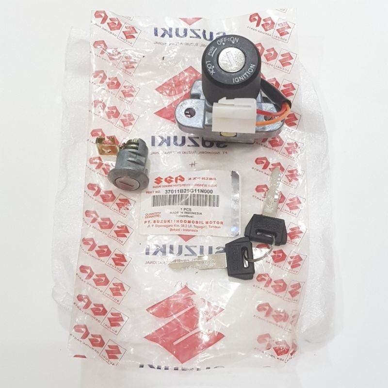 KONTAK KUNCI KONTAK SUZUKI SATRIA FU 150 SATRIA FU KARBU SET DEPAN BELAKANG ANAK KUNCI 2 PCS HARGA 1