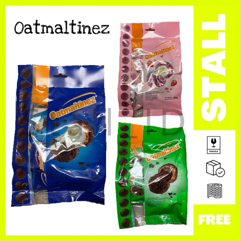 Coklat TYL Oatmaltinez 180gr Biscuit Ball Chocolate Crumbs With Cream