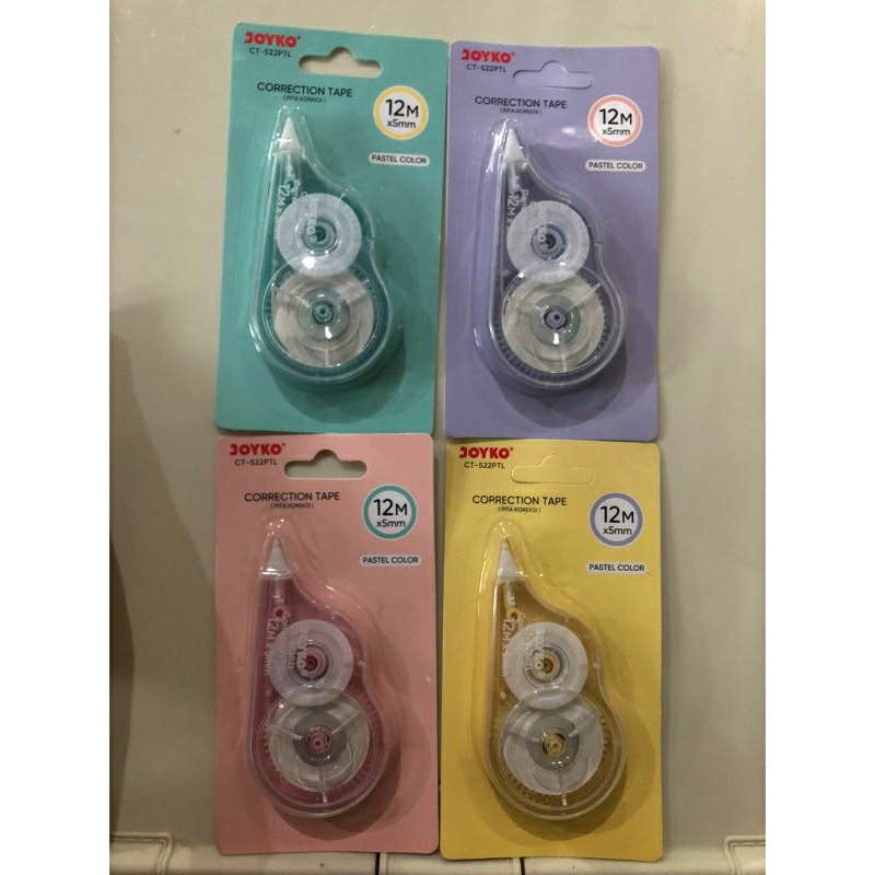 

CT-522PTL Pita Koreksi Correction Tape Warna Pastel