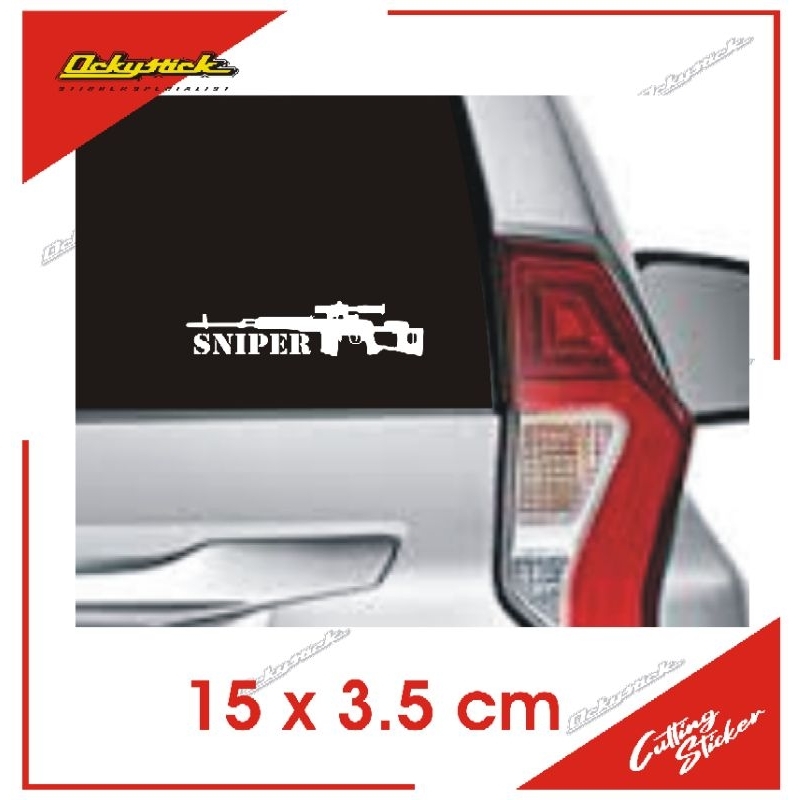 cutting sticker SNIPER stiker mobil