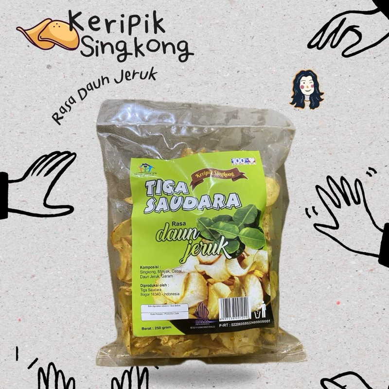 

KERIPIK SINGKONG TIGA SAUDARA 100% HALAL