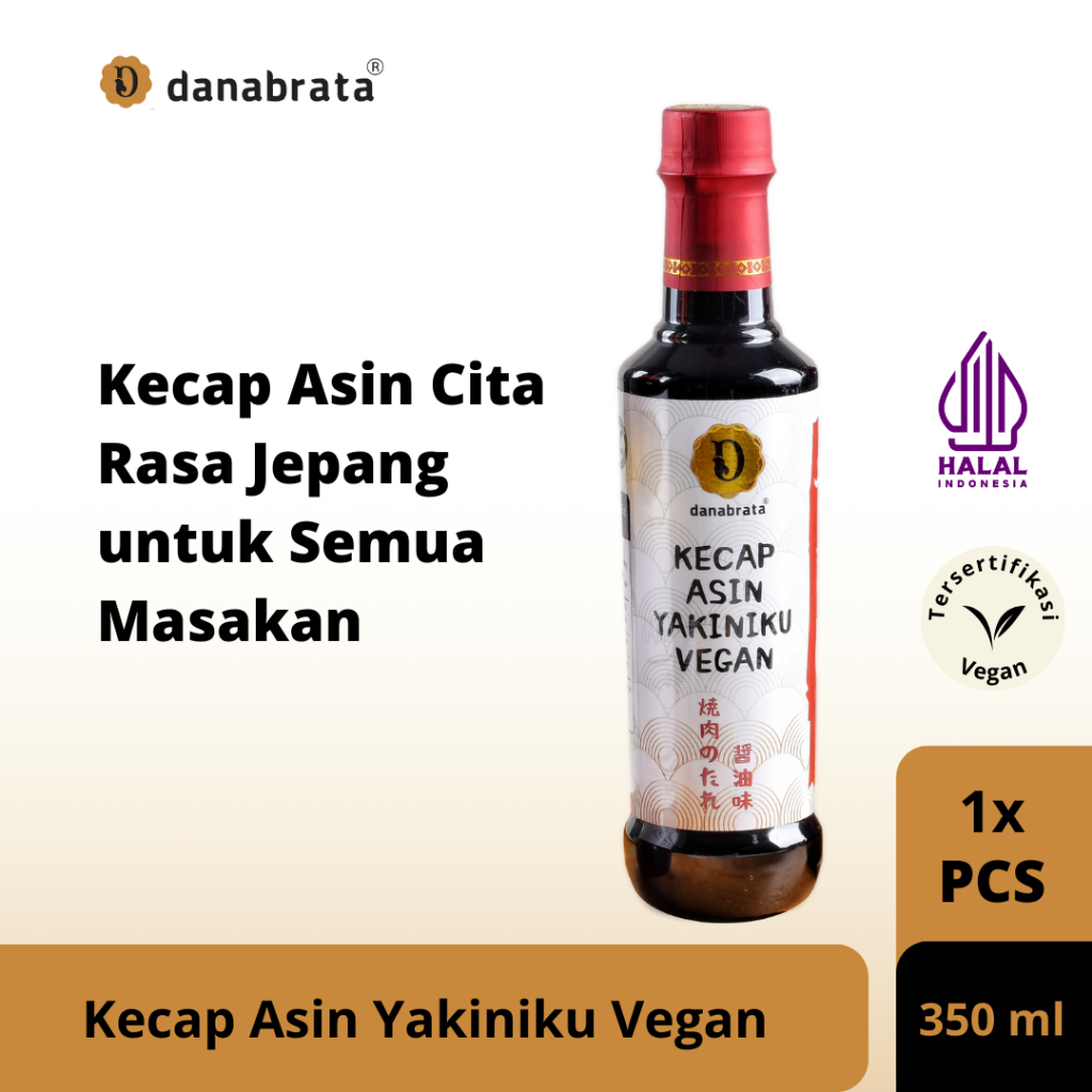

Danabrata Kecap Asin Yakiniku Vegan 350 ml / Saus Yakiniku / Yakiniku Sauce