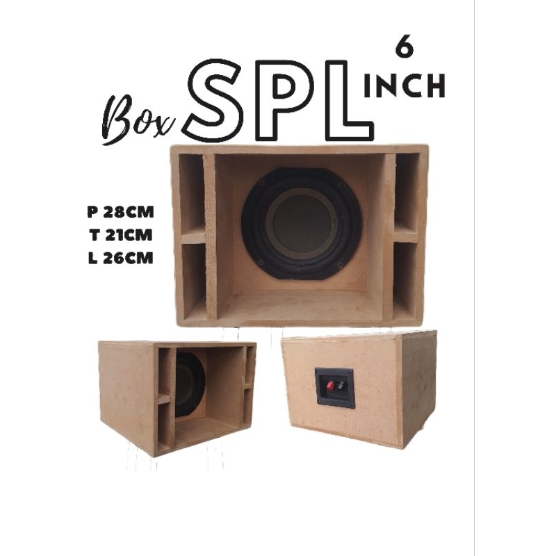 Box miniatur SPL bahan MDF Box Sound Box miniatur 3 inch 4 inch 5 inch 6 inch 8 inch