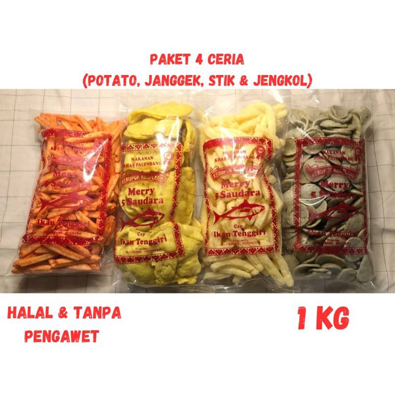 

PAKET 4 CERIA (POTATO, JANGGEK, STIK & JENGKOL) 1 KG