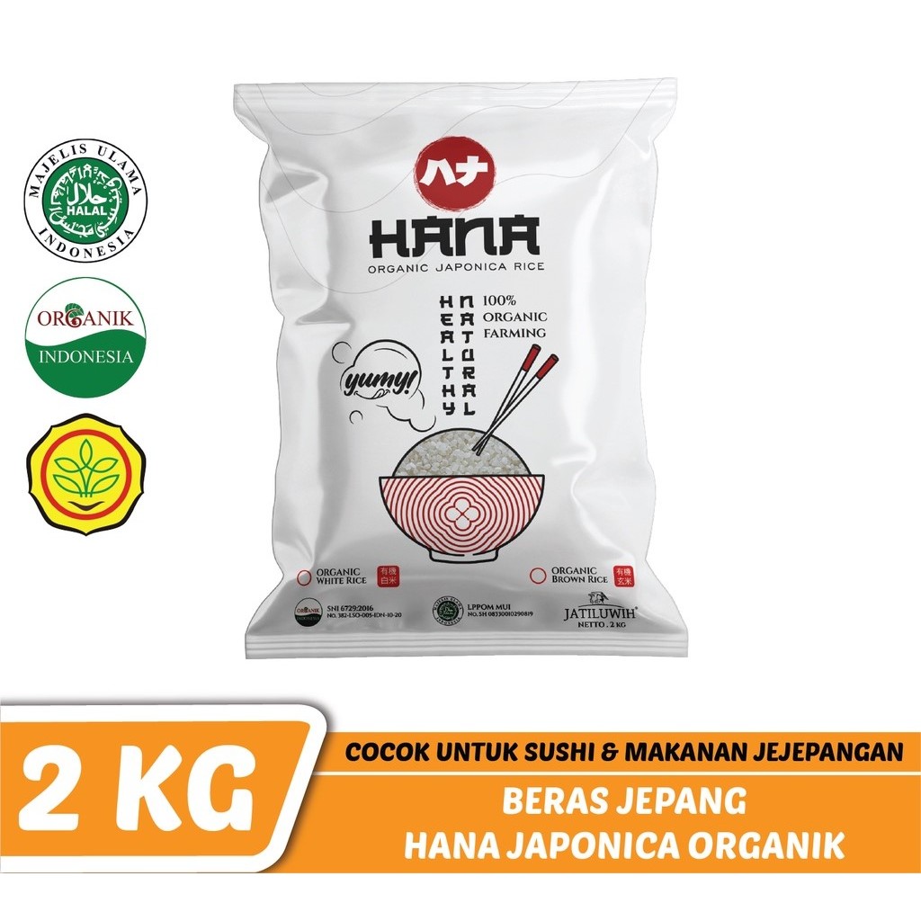 

Hana Organic Japonica Rice 2kg