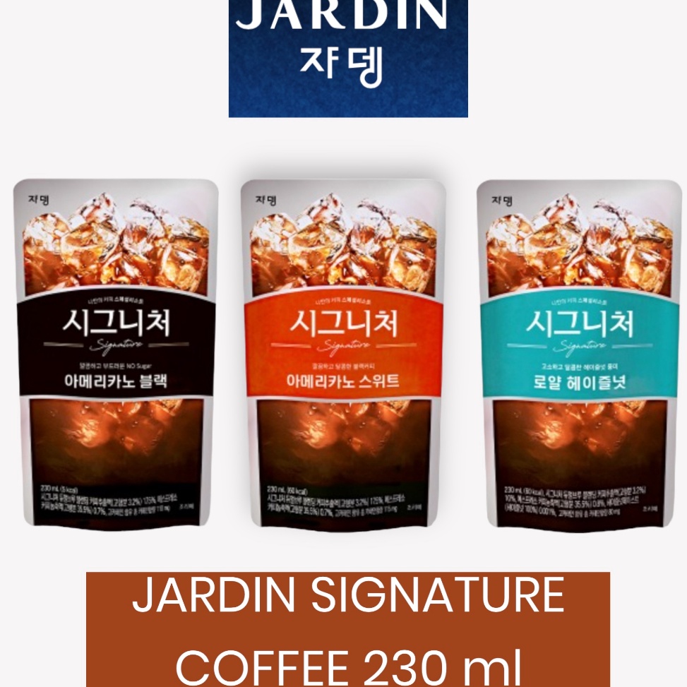 

Elegant Codeh6H1t JARDIN SIGNATURE KOREAN POUCH COFFEE 23 ml KOPI AMERICANO PRODUCT OF KOREA