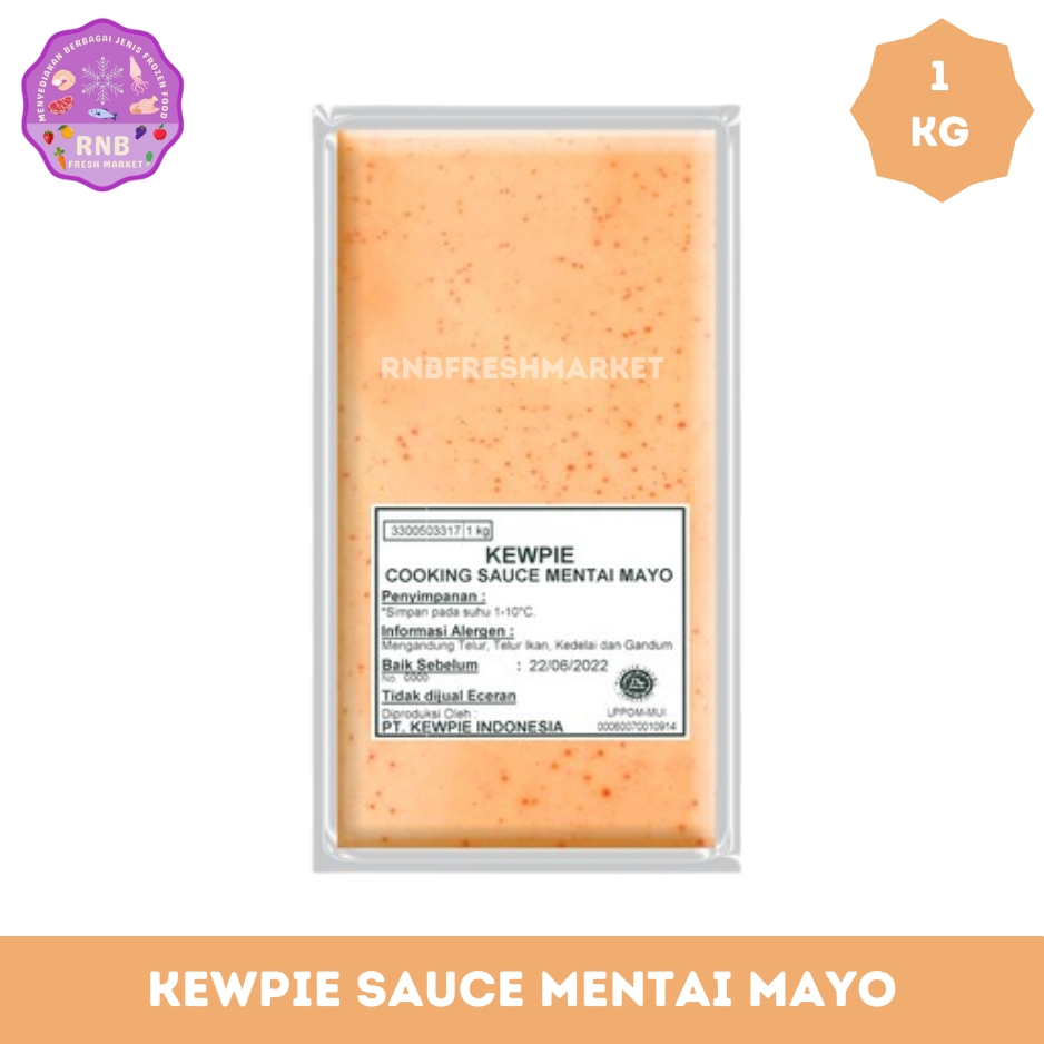 

Kewpie Cooking Sauce Mentai Mayo Netto 1 Kg