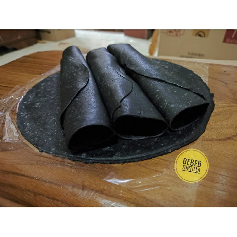 

Tortilla Kulit Kebab Hitam Original Ukuran 20cm Isi 20pcs