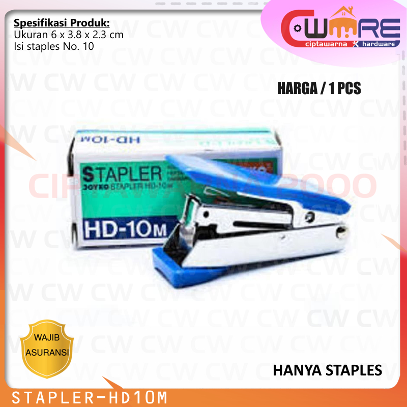 

Staples Joyko HD 10M Staples Jepretan Kertas Isi Staples Biasa No.10