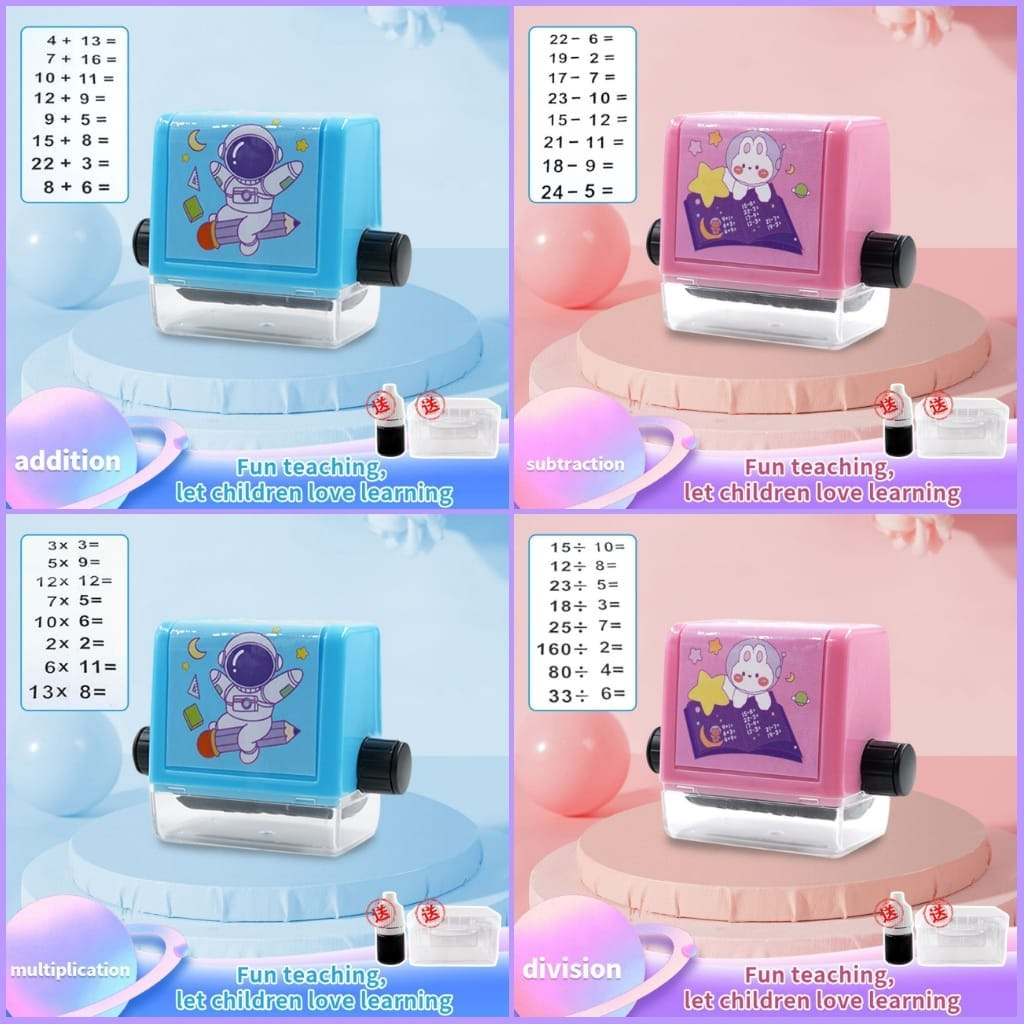 

hokiterus21 ☆☆☆☆☆STEMPEL MATEMATIKA alat perkalian math stamp alat soal matematika pintar matematika soal matematika digital S03