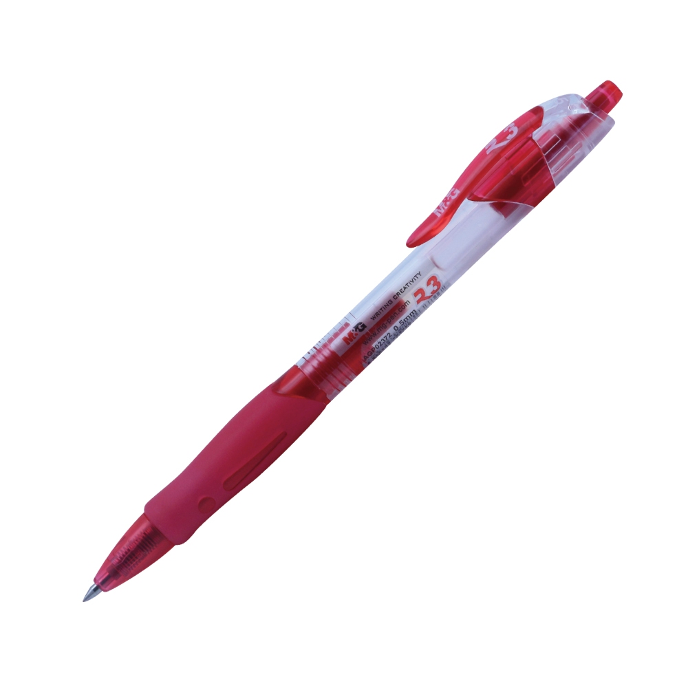

Pulpen Cetek/Cetrek M&G Retractable Gel Pen 0.5mm AGP02372 Red