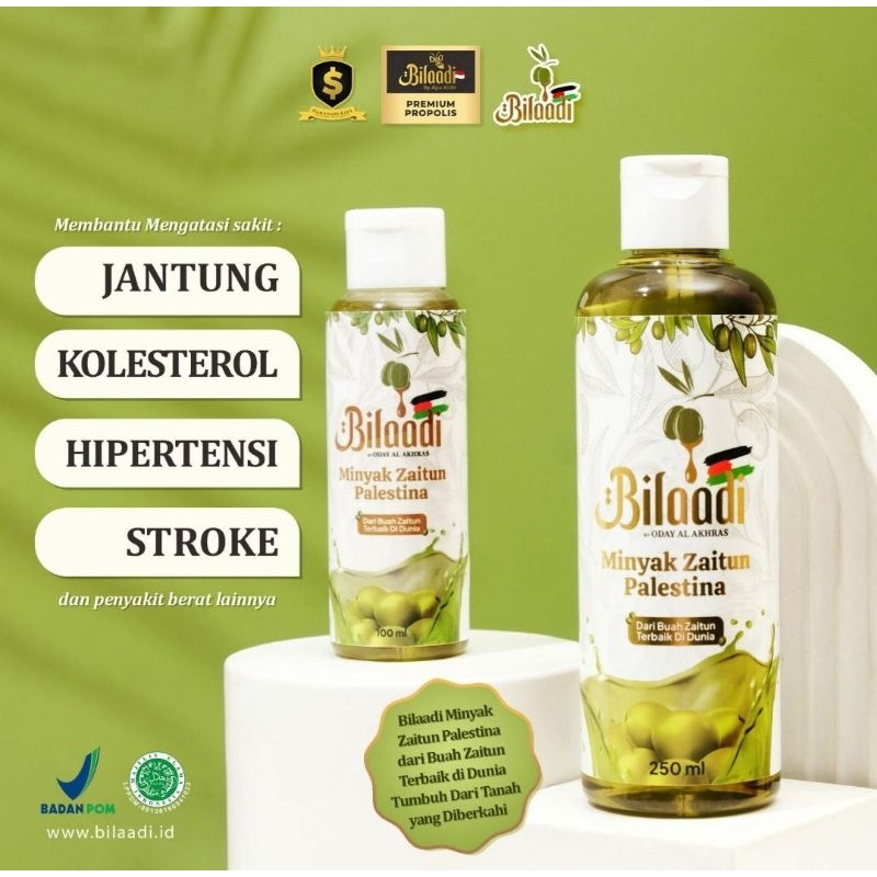 Bilaadi Minyak Zaitun asli dari Palestina
