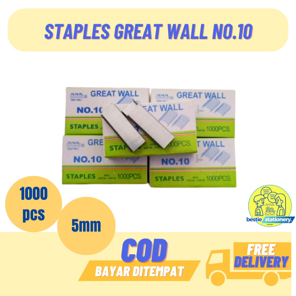 

ISI STAPLES GREAT WALL NO. 10 SATUAN MURAH
