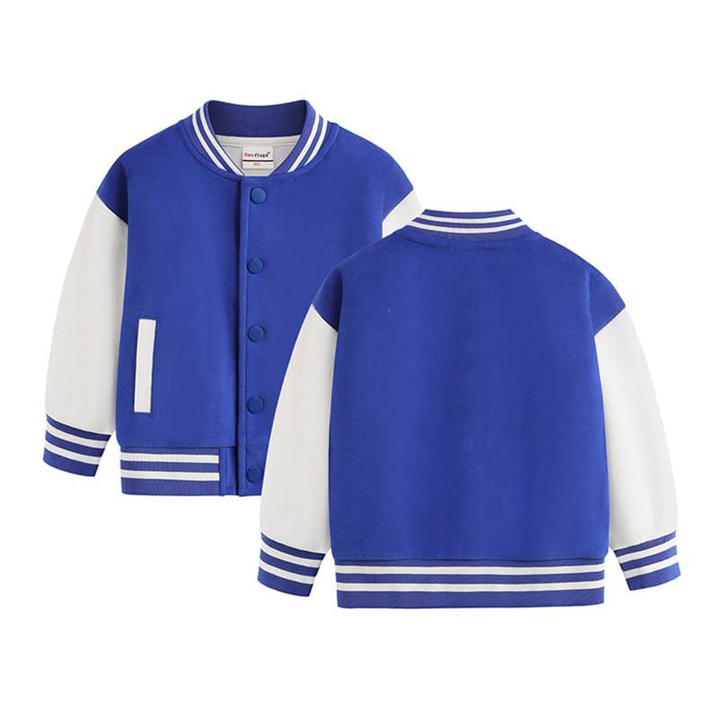 jaket varsity baseball anak trendy nyaman polos