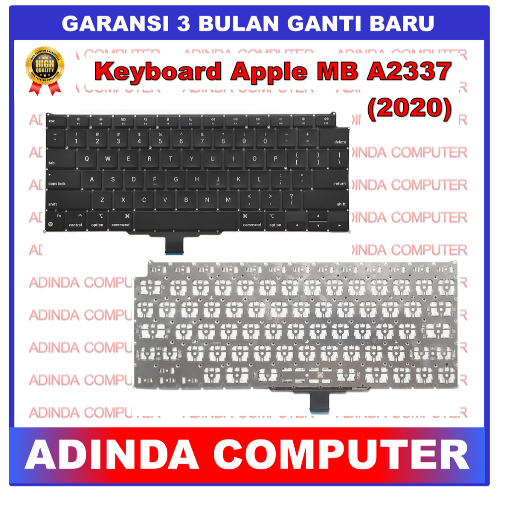 Keyboard Apple Macbook Air 13 Inch A2337 M1 (2020) US Black