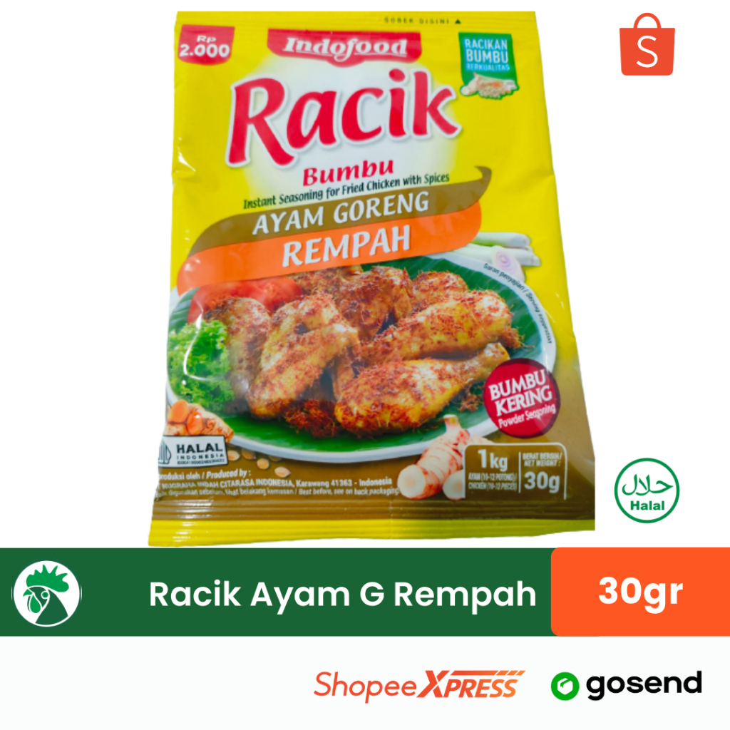 

Bumbu Racik Ayam Goreng Rempah 30gr Indofood