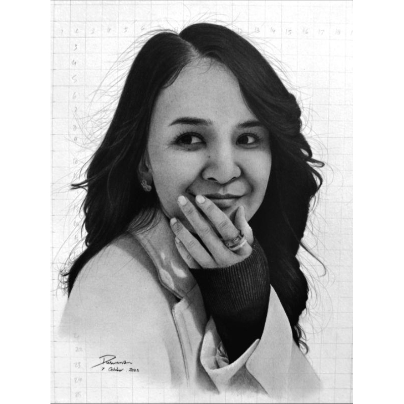 

Lukis Wajah Detail Ukuran A4 Kertas Saja | Sketsa Wajah Detail