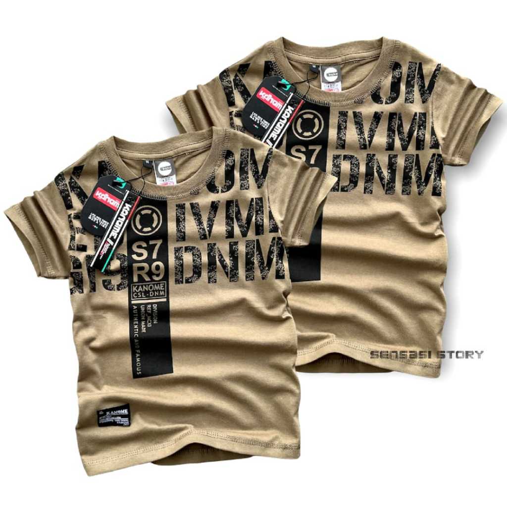 Kaos Distro anak Laki-laki KANOME Usia 1-12 thn
