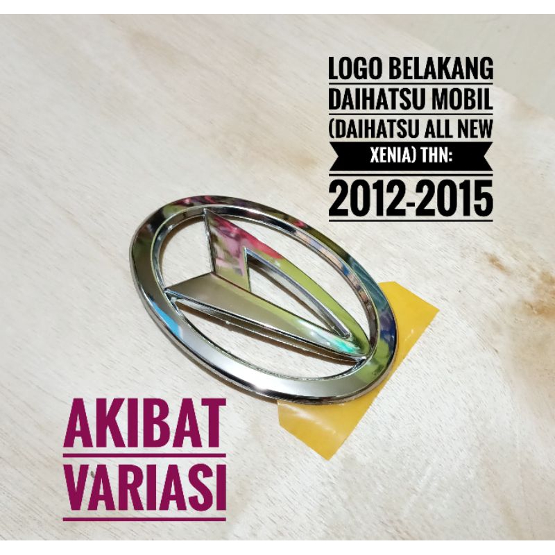Logo Belakang Mobil Daihatsu Xenia 2012 2015 Logo Belakang Xenia All New