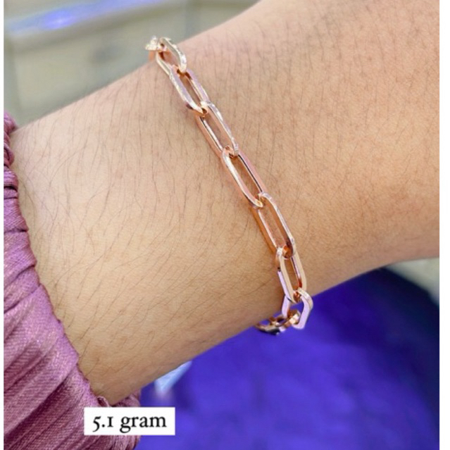 gelang emas 750%