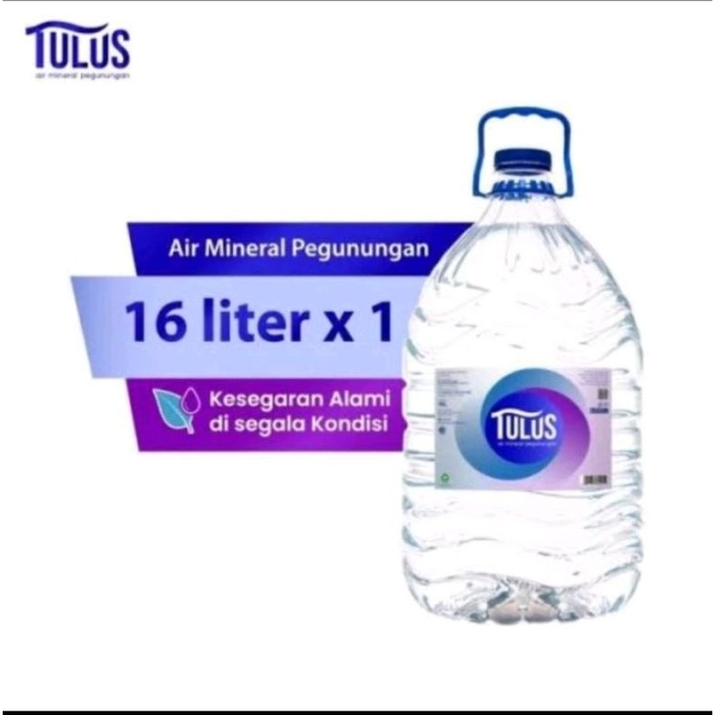 

Air Mineral TULUS ph8 galon 16 liter
