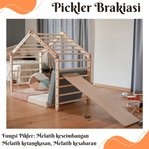 PIKLER KAYU BRAKIASI Pikler kayu mainan anak anak / untuk melatih mental anak anak anda / brakiasi p