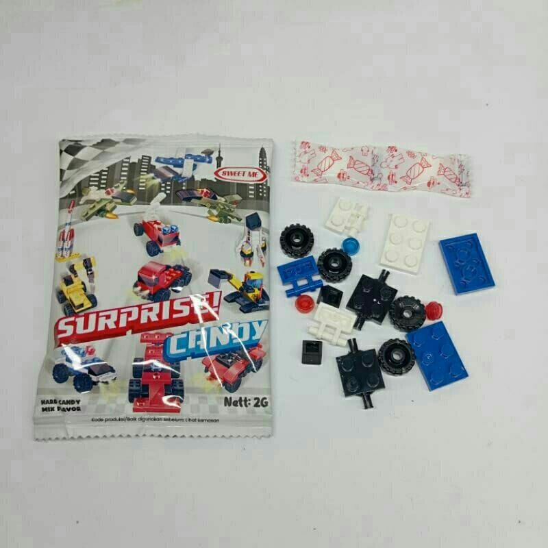 Candy Lego Surprise Permen Lego MOBIL 1pcs