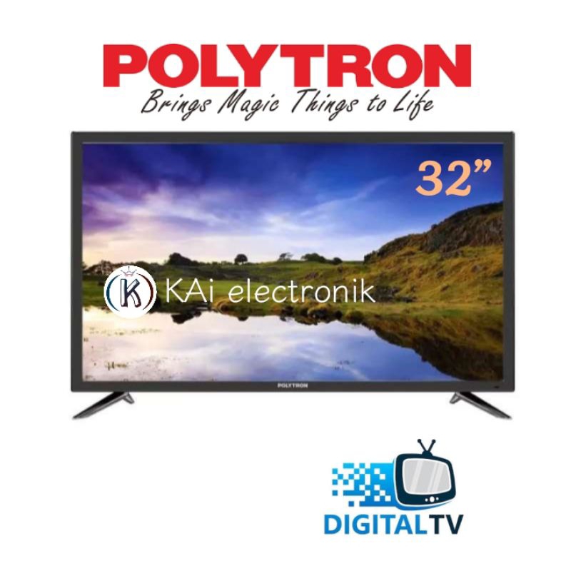 tv polytron 32 inch digital tv 32V1753/1853