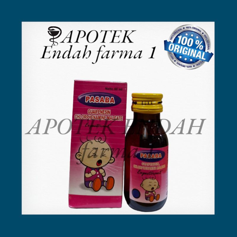 PASABA EXPECTORANT SIRUP 60ML obat batuk bedahak