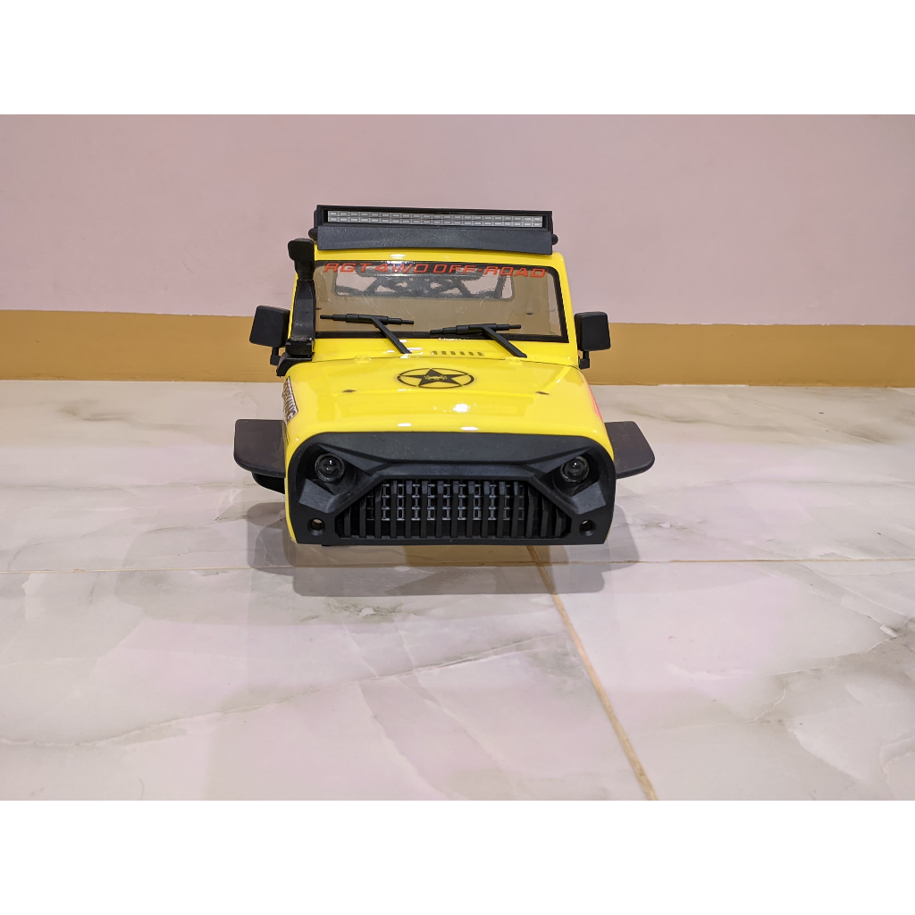 body lexan rc rgt ex86100 pro v2 rubicon 1/10 wb 313mm bekas