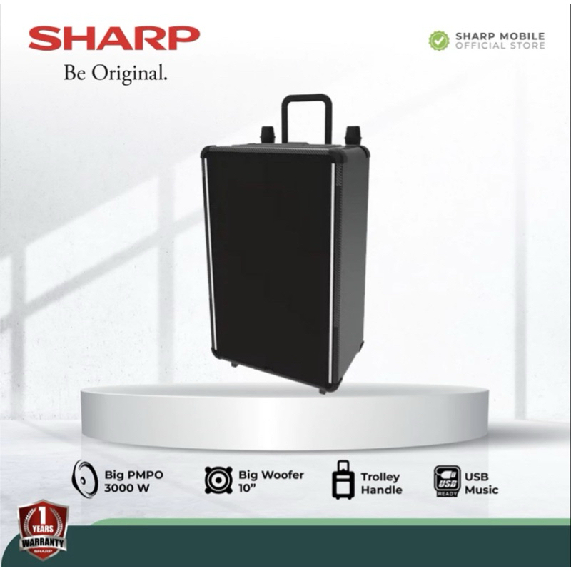 Speaker Sharp Trolley CBOX-TR10CBL