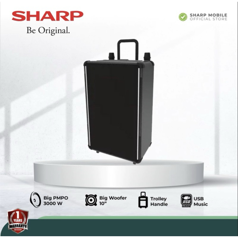 Speaker Sharp Trolley CBOX-TR10CBL 10-15inch