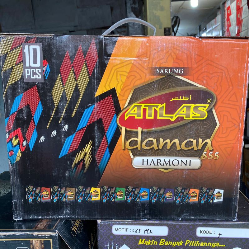 10pcs Atlas Batik Idaman Harmoni 555 Original 1 Kardus Grosir