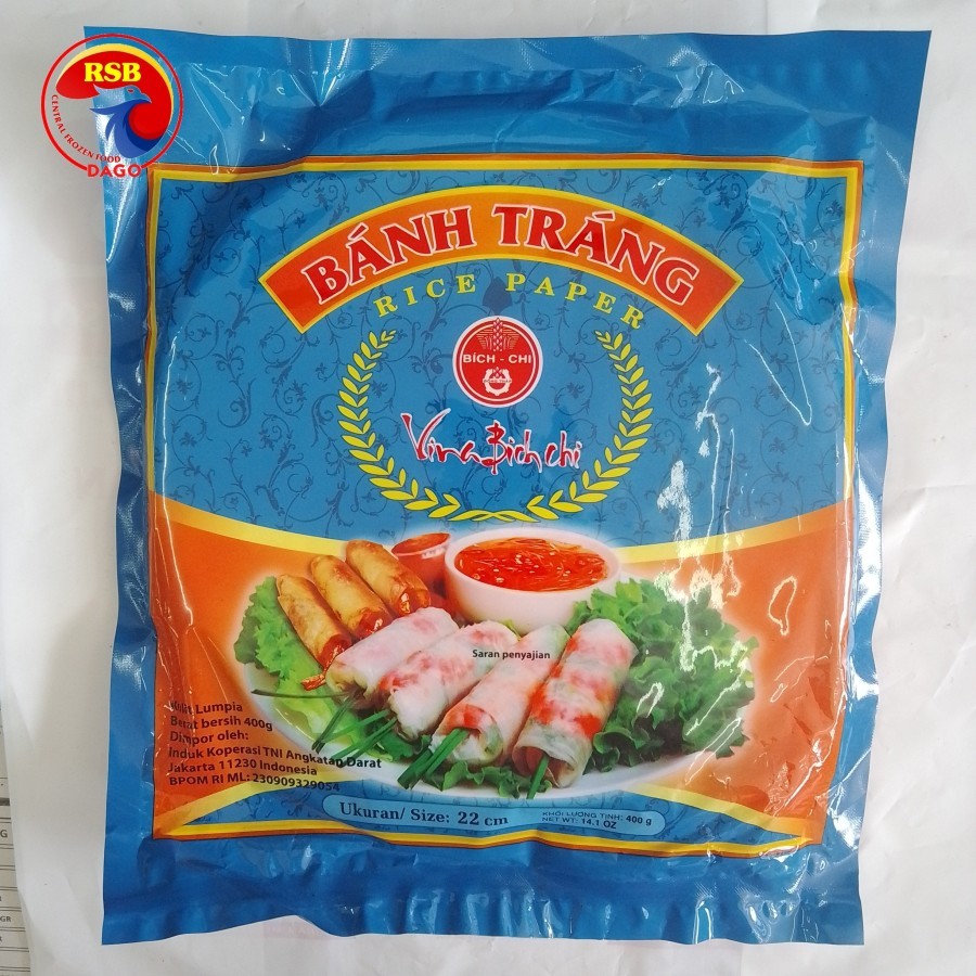 BANH TRANG RICE PAPER UKURAN 22CM