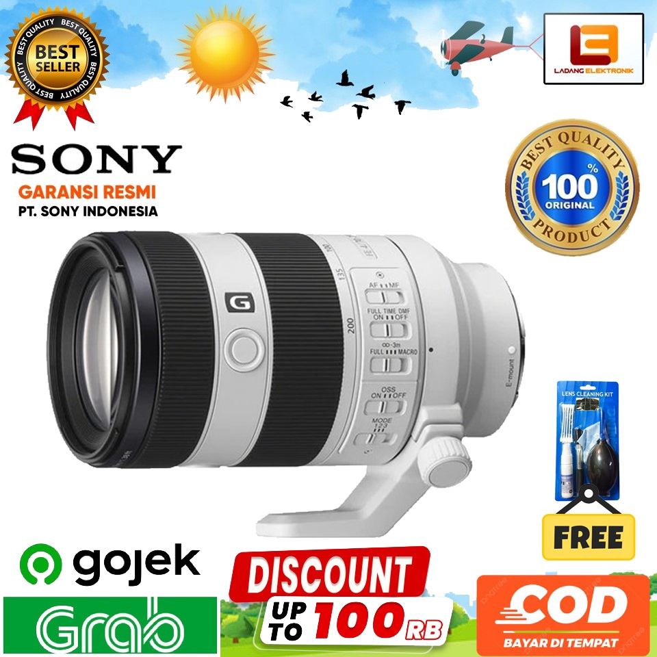 Lensa Sony FE 70-200mm f4 Macro G OSS II Lens Sony FE Sony 70-200 mm f/4